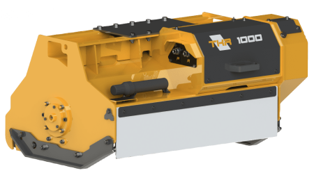 Hydraulic vegetation mulcher, Lopez Garrido TKR1200, for 5–9 t excavators [1]