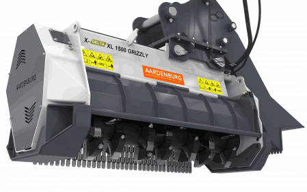 Tocător forestier AARDENBURG X‑Delta XL 1500 Grizzly – 150 cm, 34 cuțite vidia, excavator 14–20 t [1]