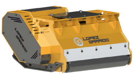 Tocatoare vegetatie hidraulice - Hydraulic vegetation mulcher, Lopez Garrido TKA1000, for 1.5–5 t excavators
