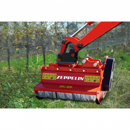 Zeppelin Spider 80 – Tocător hidraulic 800 mm cu 16 lame Y, pentru utilaje 30–40 l/min, degajare vegetație pante/șanțuri [1]