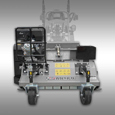 Tocător frontal Jansen BMM-100 – 15CP, motor pe benzină, prindere EURO [5]