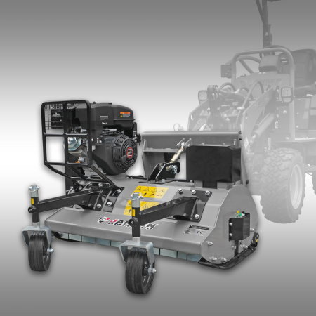 Tocător frontal Jansen BMM-100 – 15CP, motor pe benzină, prindere EURO [1]