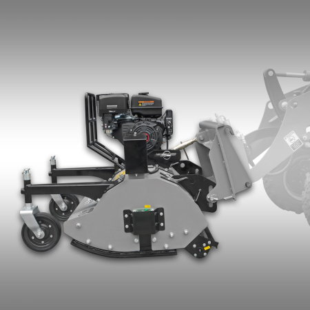 Tocător frontal Jansen BMM-100 – 15CP, motor pe benzină, prindere EURO [4]