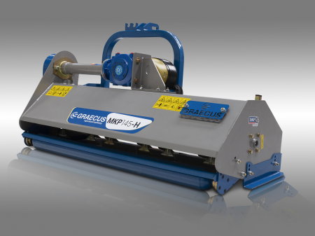 Tocator de vegetatie pentru tractor, 135 cm, conectare cardan PTO, deplasare laterala hidraulica, Graecus MKP135 [13]