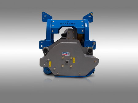 Tocator de vegetatie pentru tractor reversibil, 200 cm, conectare cardan PTO, deplasare laterala hidraulica, Graecus 2HΒΚ200 [14]