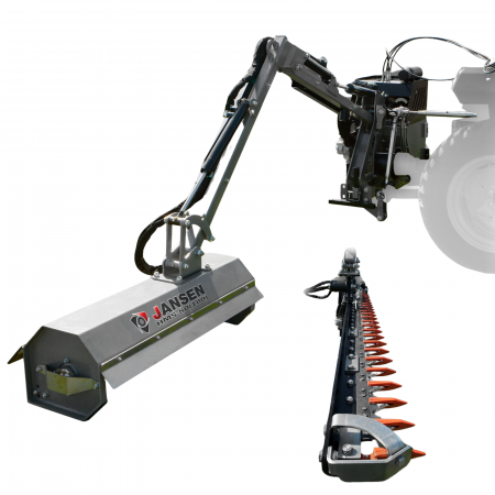 Cosire si tocare vegetatie - Tocator de Vegetație și Bară de Cozit cu Braț Jansen HMS-80/180, 80/180 cm