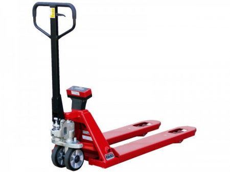 Transpaleti si stivuitoare - Transpalet liza cu cantar Ravas 1100 capacitate 2000 KG
