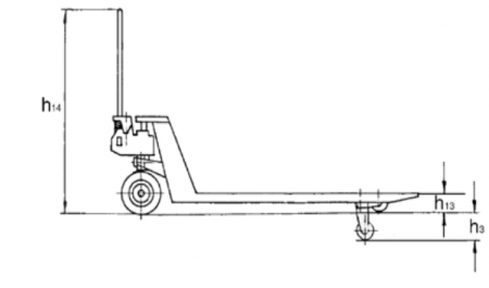 Transpalet manual BF P/P(V) 2500 [1]