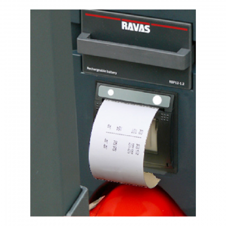 Transpalet cu cântar RAVAS 2100, 2000 kg, precizie 1 kg, cu baterie interschimbabilă [2]