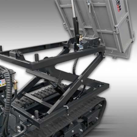 Transportor senilat Jansen RD-800PRO, 15 CP, 800 kg, basculare hidraulică [5]