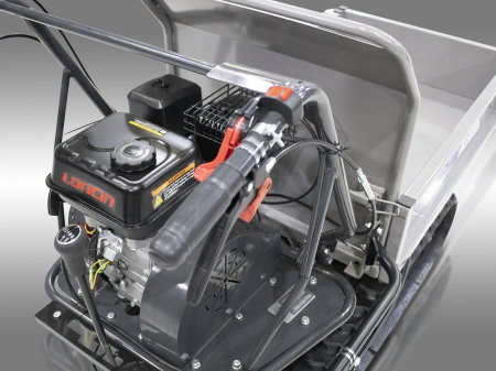 Transportor dumper senilat, 6.5 CP, 300kg, basculare mecanica, Graecus D300 [10]