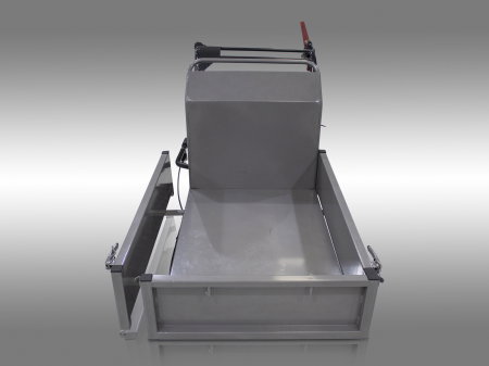 Transportor dumper senilat, 6.5 CP, 300kg, basculare mecanica, Graecus D300 [11]