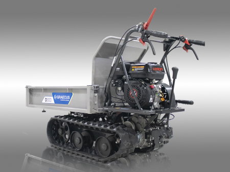 Transportor dumper senilat, 6.5 CP, 300kg, basculare mecanica, Graecus D300 [7]