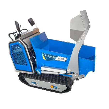 Dumpere si roabe - Mini-dumper frontal pe șenile, capacitate 500 kg