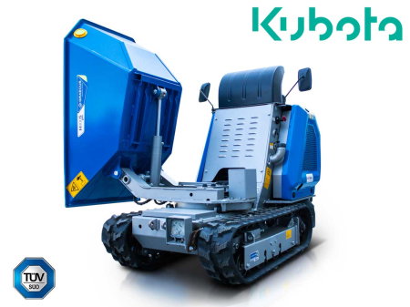 Dumpere si roabe - Mini-dumper diesel Kubota pe șenile, 800 kg