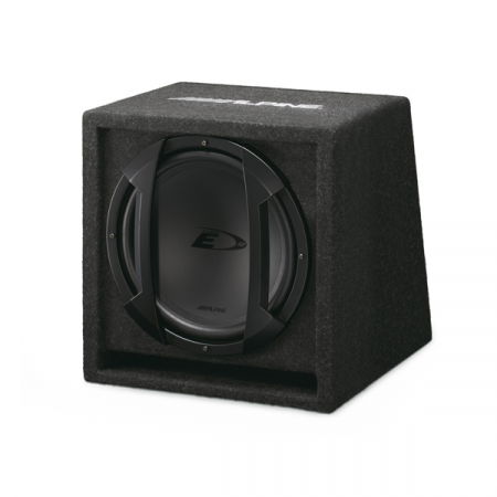 Subwoofere auto - Subwoofer auto Alpine SBE-1244BR, 200W RMS