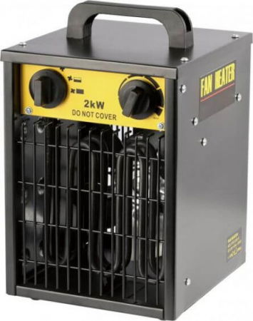 Aeroterme - Aeroterma electrica PRO 2 kW D INTENSIV, 230V, are 3 trepte intre 0,65 si 2 kW putere de incalzire