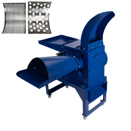 ZOOTEHNIE - Tocator de furaje Universal (cocean, lucerna, paie) + Moara de cereale Micul Fermier F500, motor 4 Kw,, GF-0907