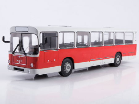 Machete autocare si autobuze - Macheta autobuz MAN SL200 cu revista, scara 1:43