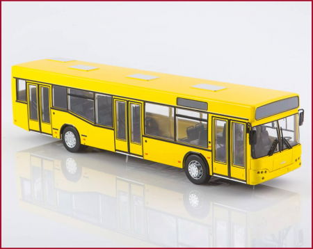 Machete autocare si autobuze - Macheta autobuz MAZ-103 cu revista, scara 1:43