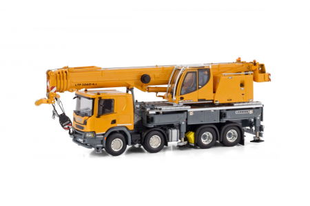 Machete camioane - Macheta automacara Liebherr LTF 1060-4.1 pe sasiu Scania XT 8x4, scara 1:50