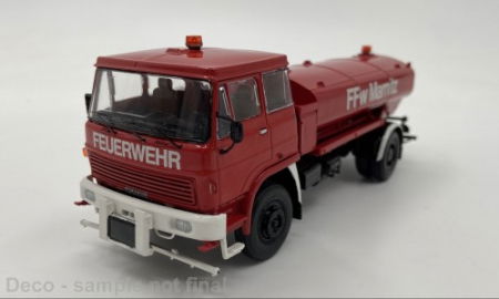 Macheta cisterna de pompieri LIAZ 100.850, scara 1:43