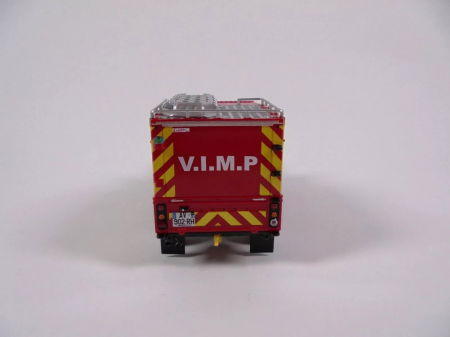 Macheta masina pompieri Land Rover Defender 130 crew cab pick-up, scara 1:43 [2]