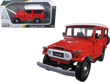 Machete autoturisme - Macheta Toyota FJ40 Land Cruiser cu hardtop, scara 1:24
