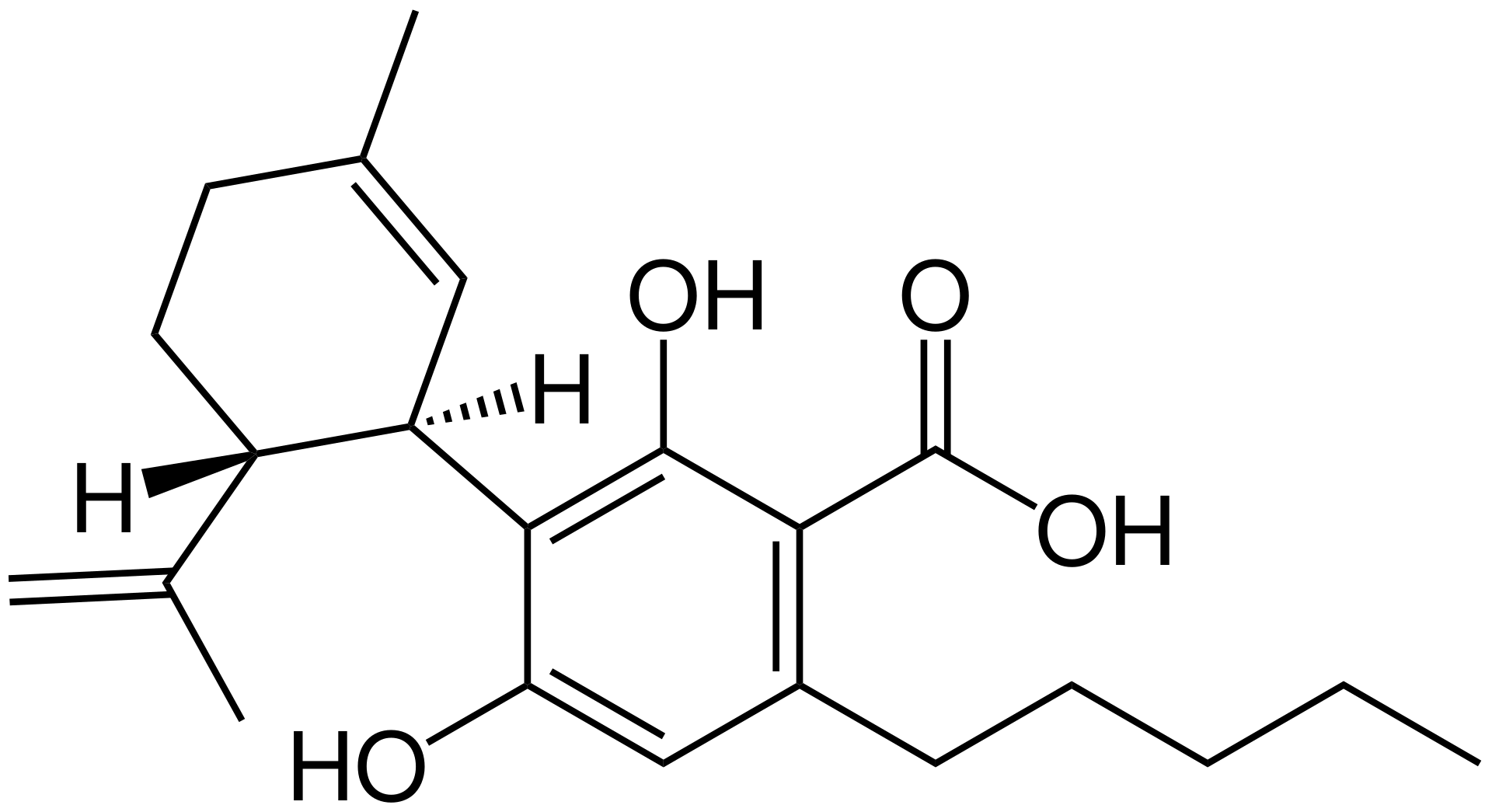formula moleculara Cannabidiolic CBDA