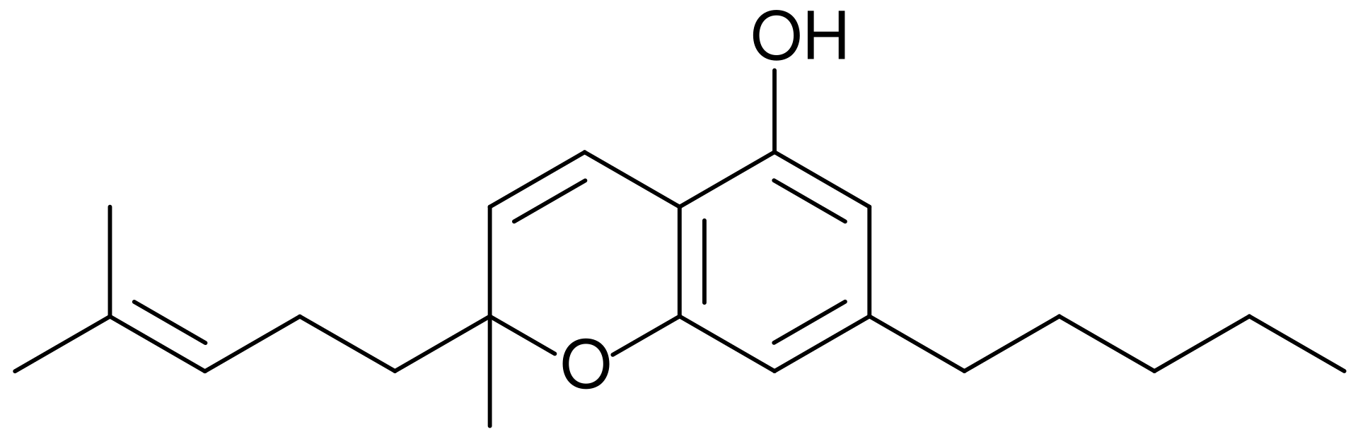 formula moleculara Cannabichromene cbc