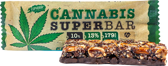 Baton proteic cu canepa, Euphoria, SuperBar, 35g [1]