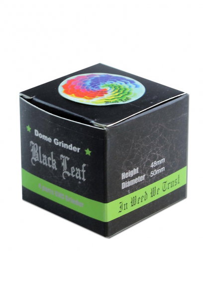 Grinder metalic 'Black Leaf' Mandala, 4 parti, Ø50mm [2]
