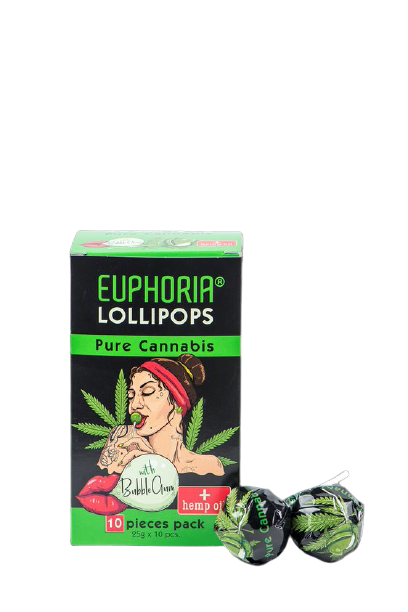 Acadele cu aroma de canabis, Euphoria, Pure, 1 buc [1]