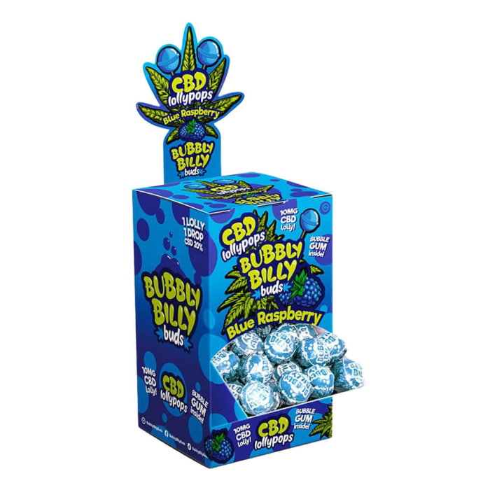 Acadele CBD, Bubbly Billy Buds, Zmeura Albastra, 10mg [1]