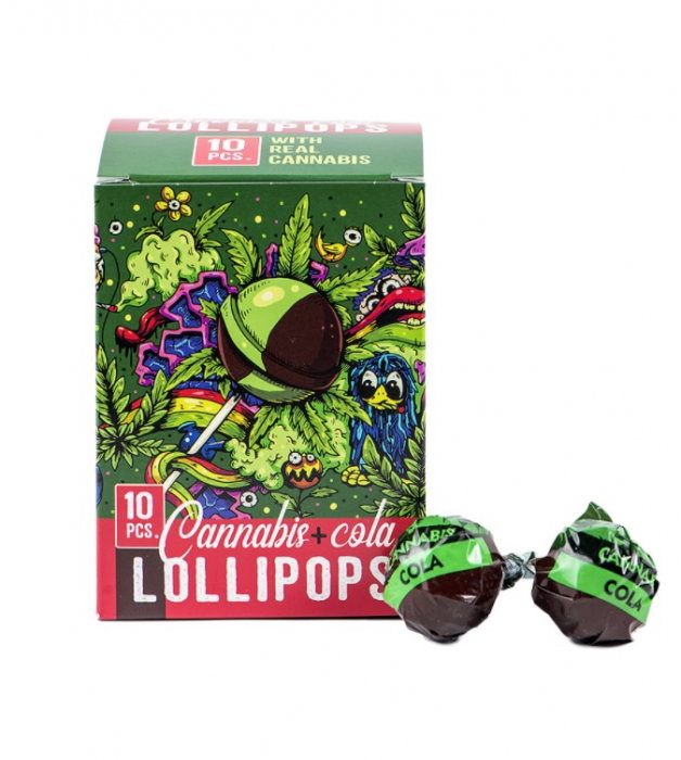 Acadele cu aroma de canabis, Euphoria, Cola, 1 buc [1]