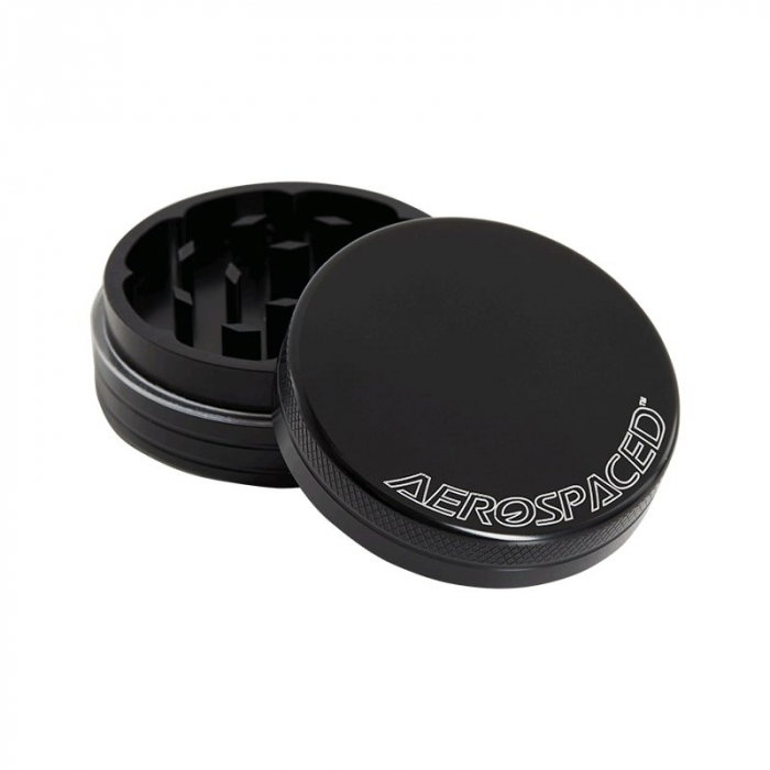 Grinder metalic Aerospaced by Higher Standards, Negru, 2 parti, Ø50mm [1]