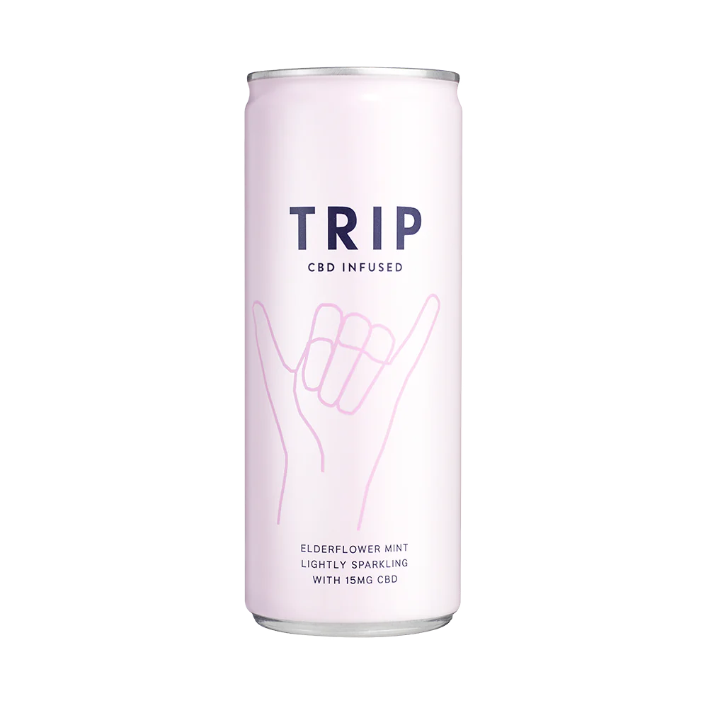 Bautura racoritoare CBD, TRIP, Elderflower Mint, 250ml [1]