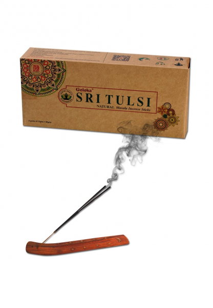 Betisoare parfumate 'Goloka', 'Sri Tulsi', Natural [1]
