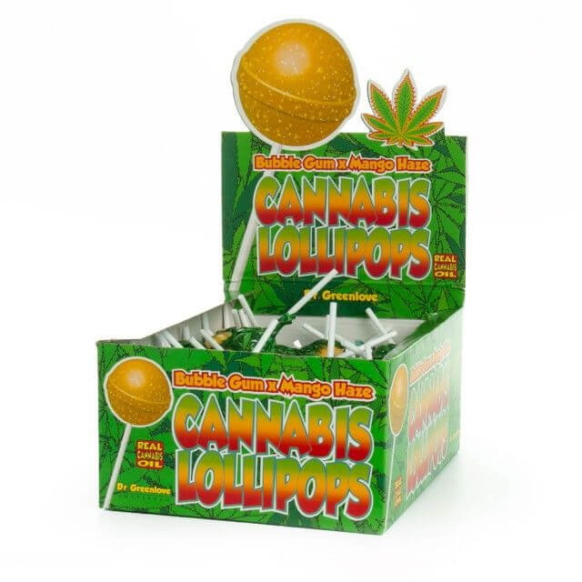 Bomboane cu aroma de cannabis, Bubblegum x Mango Haze [1]