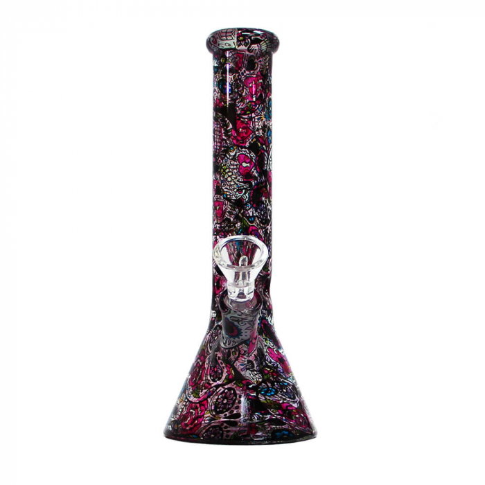 Bong sticla, Black Sheep, Mexican Flowers, 26cm [3]
