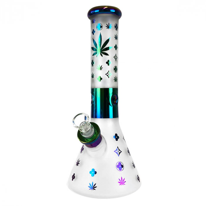 Bong sticla, Black Sheep, Weed Vuitton Classy Glass Bong Rainbow, 32cm [1]