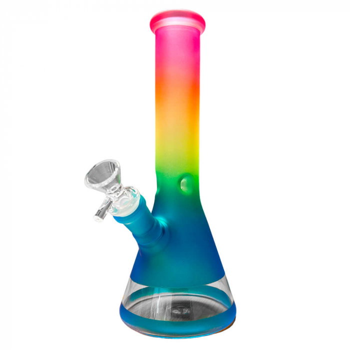 Bong sticla, Black Sheep, Rainbow Gradient Albastru, 25cm [1]
