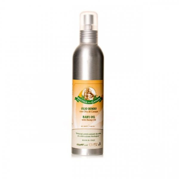 Baby Oil cu Ulei de Canepa, Organic, 200ml [1]