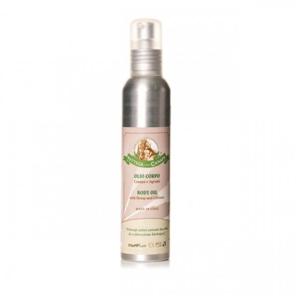 Ulei de corp cu citrice si ulei de canepa, Organic, 125ml [1]