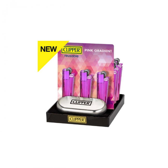 Bricheta Clipper, metal, PINK GRADIENT [1]