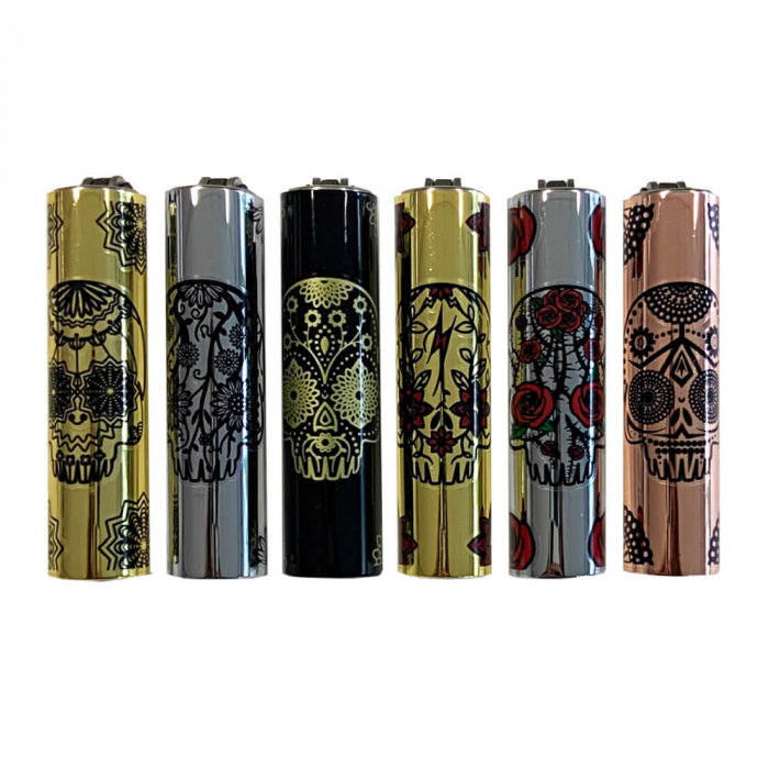 Bricheta Clipper, metal, Mexican Skulls [1]