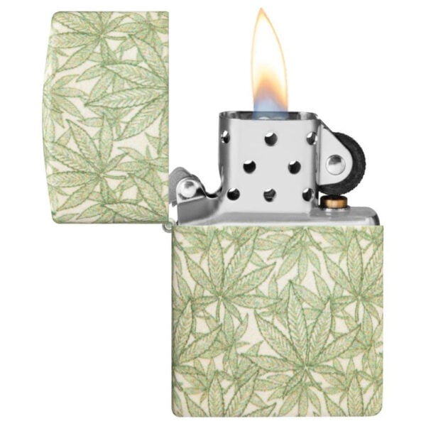 Bricheta originala Zippo, Cannabis Design Matte Color [2]