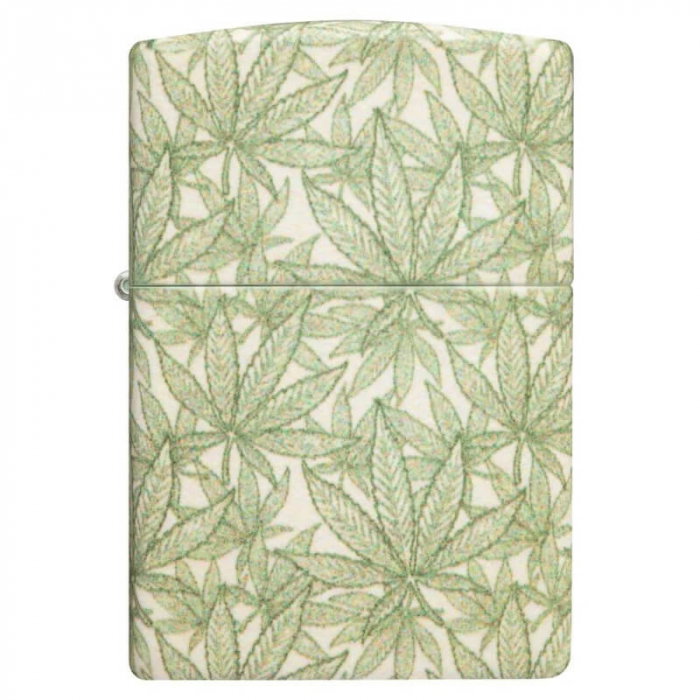 Bricheta originala Zippo, Cannabis Design Matte Color [1]