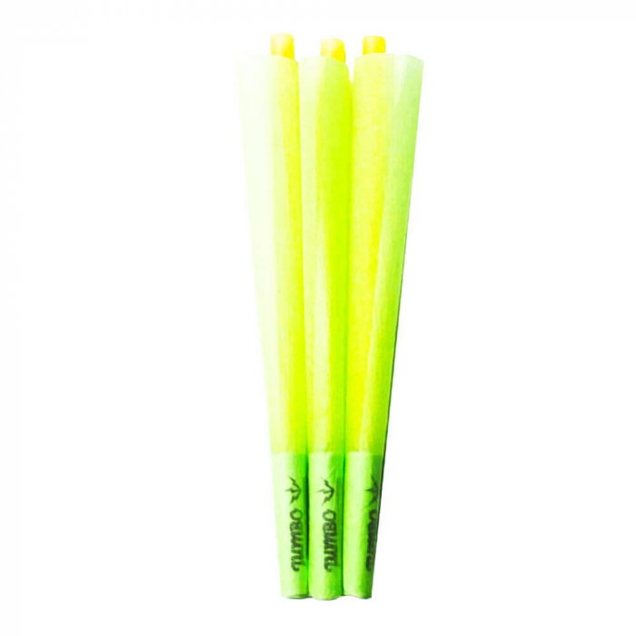 Conuri pre-rulate Jumbo, King Size, Verde x3 [1]