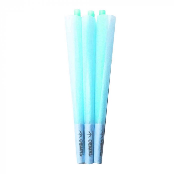 Conuri pre-rulate Jumbo, King Size, Albastru x3 [1]